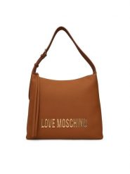 LOVE MOSCHINO Torebka JC4108PP1OKD0200 Brązowy. Brązowe torebki do ręki damskie Love Moschino, bez wzorów, ze skóry, bez dodatków. Za 799.00 zł.