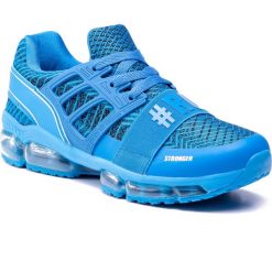 Sneakersy PLEIN SPORT - Runner Original P19S MSC2025 STE003N Middle Blue 08. Niebieskie półbuty na co dzień męskie Plein Sport, z materiału, eleganckie, bez zapięcia. W wyprzedaży za 569.00 zł.