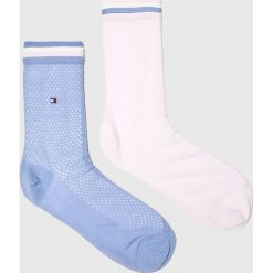 Tommy Hilfiger - Skarpetki (2-pack). Szare skarpety damskie Tommy Hilfiger, z bawełny. W wyprzedaży za 39.90 zł.