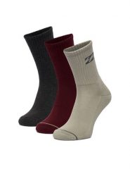 Billabong Skarpety długie CEO_BR_BILLA_3061_W_AW25 (3 PACK) Kolorowy. Skarpety damskie Billabong, bez wzorów, z bawełny. Za 39.99 zł.