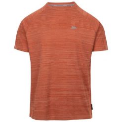 T-shirt Trespass Leecana. Brązowe t-shirty męskie Trespass, l, bez wzorów, z materiału, klasyczne, bez kołnierzyka. Za 123.70 zł.