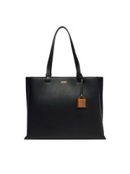 DKNY Torebka Alya R44A1I52 Czarny. Czarne torebki do ręki damskie DKNY, bez wzorów, ze skóry, bez dodatków. Za 789.99 zł.