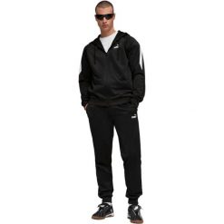 Męskie Tracksuit Puma Hooded Poly Suit. Czarne buty sportowe męskie Puma, z dresówki, bez zapięcia, na fitness i siłownię. Za 490.00 zł.