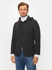 KARL LAGERFELD Marynarka 155384 544016 Czarny Regular Fit. Czarne kurtki męskie KARL LAGERFELD, bez wzorów, z poliesteru. Za 2,119.00 zł.