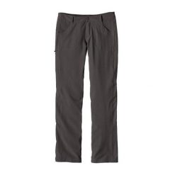 Spodnie trekkingowe damskie Happy Hike Pants Patagonia. Szare spodnie sportowe damskie Patagonia, bez wzorów, z nylonu, trekkingowe. Za 235.39 zł.
