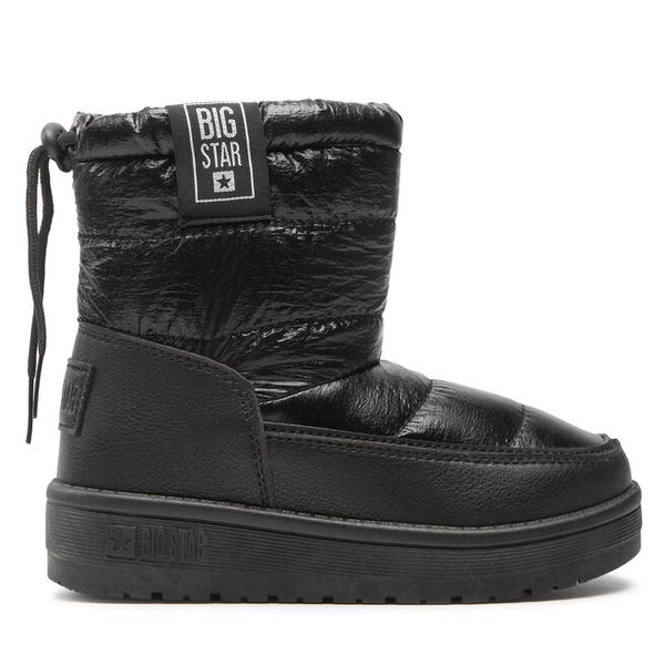 Śniegowce Big Star Shoes. Czarne śniegowce dziewczęce BIG STAR SHOES, retro, bez zapięcia. Za 98.99 zł.