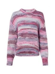 JJXX sweter z dzianiny - JXSimone Kobiety Sztuczne włókno lila|wyrazisty róż|wielokolorowy, M. Czerwone swetry damskie JJXX, m, bez wzorów, z dzianiny, bez kołnierzyka, bez ramiączek, bez kaptura. Za 139.95 zł.