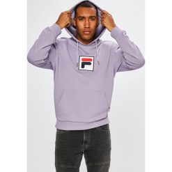 Fila - Bluza. Szare bluzy męskie Fila, z nadrukiem, z bawełny. W wyprzedaży za 249.90 zł.