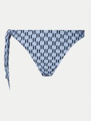 KARL LAGERFELD Dół od bikini A1W46042 Błękitny. Niebieskie bikini damskie KARL LAGERFELD, l, bez wzorów. Za 179.99 zł.