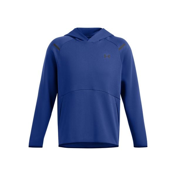 Bluza Under Armour Ua Unstoppable Flc Hd Eu Dorosłych. Niebieskie bluzy męskie Under Armour, m, bez wzorów, z materiału, z kapturem. Za 425.10 zł.