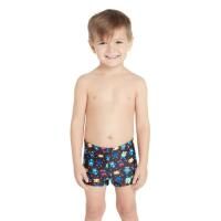 Zoggs Boys Pixel Monsters Hip Racer - Rozmiar 18 / 1 Rok. Czarne kąpielówki dla chłopców ZOGGS, bez wzorów, sportowe. Za 440.72 zł.