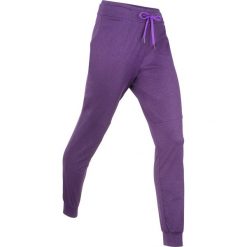 Spodnie sportowe termoaktywne funkcyjne, długie, Level 3 bonprix ciemnofioletowy melanż. Spodnie sportowe damskie marki bonprix. Za 59.99 zł.