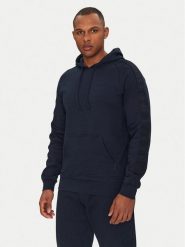 HUGO Bluza Liam 50540921 Granatowy Regular Fit. Niebieskie bluzy męskie Hugo, m, bez wzorów, z bawełny, bez kaptura. Za 359.99 zł.