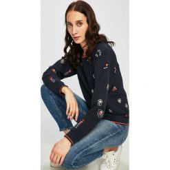 Scotch & Soda - Bluza. Niebieskie bluzy damskie Scotch & Soda, m, bez wzorów, z bawełny, bez kaptura. W wyprzedaży za 299.90 zł.