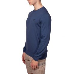 Sweter Męski Timberland LS Williams River Cotton YD Crew Regular. Niebieskie swetry przez głowę męskie Timberland, m, bez wzorów, bez kołnierzyka. W wyprzedaży za 300.20 zł.