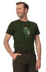 T-shirt myśliwski męski Tagart FNT Las Green z nadrukiem. Zielone t-shirty męskie tagart, na lato, m, bez wzorów, z bawełny, wakacyjne, bez kołnierzyka. Za 116.00 zł.