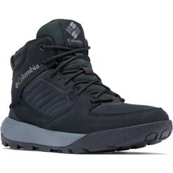 Buty Sneakersy Męskie Columbia Portlander Waterproof. Czarne buty sportowe męskie Columbia, trekkingowe. Za 551.85 zł.