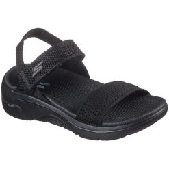 Damskie Sandals Skechers Go Walk Arch Fit 2.0. Czarne skarpety damskie Skechers, bez wzorów. Za 490.00 zł.