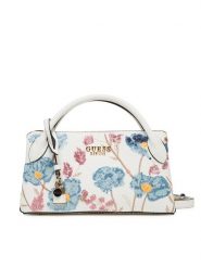 Guess Torebka Zaria HWKF73 30050 Biały. Białe torebki do ręki damskie Guess, z aplikacjami, ze skóry, bez dodatków. Za 469.99 zł.