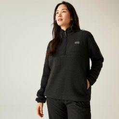 Polar narciarski damski Slide Out. Czarne bluzy sportowe damskie Dare 2b, bez wzorów, z polaru, bez kaptura, narciarskie. Za 229.99 zł.