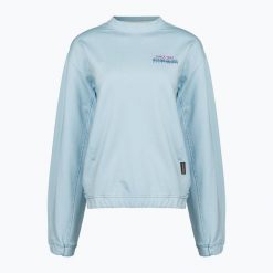 Bluza damska Napapijri B-Keith C. Niebieskie bluzy damskie Napapijri, s, bez wzorów, bez kaptura. Za 389.99 zł.