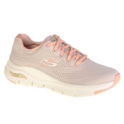 Buty do chodzenia damskie Skechers Arch Fit. Brązowe obuwie sportowe damskie Skechers, bez wzorów, z materiału, trekkingowe, Skechers Sport. W wyprzedaży za 372.45 zł.
