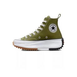 Buty Dorosły Converse Run Star Hike Hi Grassy zielony. Zielone trampki i tenisówki damskie Converse, bez wzorów, eleganckie, bez zapięcia. W wyprzedaży za 466.20 zł.
