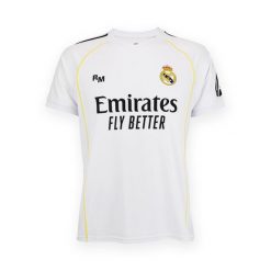 Real Madryt 2025-26 Premium Replika Domowej Koszulki - Bellingham 5. Białe koszulki sportowe męskie Real Madrid, bez wzorów, bez kołnierzyka, bez ramiączek, do piłki nożnej. Za 313.00 zł.