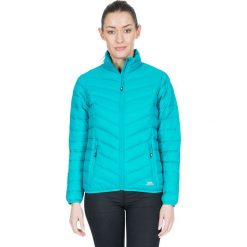 Kurtka puchowa "Valentina" w kolorze turkusowym. Niebieskie kurtki damskie Trespass Women, xxs, bez wzorów, z puchu, bez kaptura. W wyprzedaży za 329.95 zł.