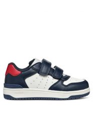 Geox Sneakersy J Washiba Boy J46LQA 000BC C4211 S Granatowy. Niebieskie buty sportowe chłopięce Geox, bez wzorów, ze skóry, bez zapięcia. Za 179.99 zł.