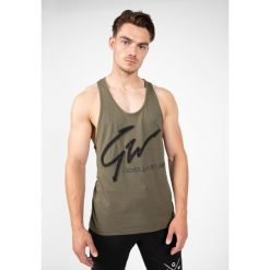 Tank Top fitness męski Gorilla Wear Evansville. Zielone t-shirty męskie GORILLA WEAR, m, bez wzorów, sportowe, bez kołnierzyka. Za 149.00 zł.