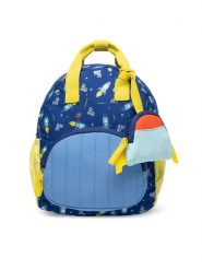 Nelli Blu Plecak NEL-C-007-05 Granatowy. Niebieskie torby i plecaki dziecięce Nelli Blu, z materiału. Za 62.99 zł.