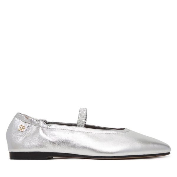 Baleriny Tommy Hilfiger. Szare baleriny damskie Tommy Hilfiger, bez wzorów, bez obcasa. Za 294.99 zł.