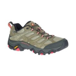 Buty Sportowe Merrell Damskie Czarna Skóra. Czarne obuwie sportowe damskie Merrell, bez wzorów, ze skóry, na fitness i siłownię. Za 695.15 zł.