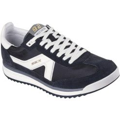 Buty sportowe męskie Skechers Skx 92 Spective. Niebieskie buty sportowe męskie Skechers, bez zapięcia, na fitness i siłownię. Za 490.00 zł.