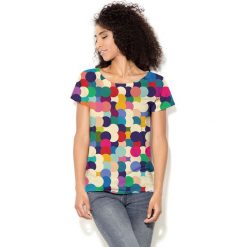 Colour Pleasure Koszulka CP-034 17 biało-granatowa r. XL/XXL. Bluzki damskie marki Colour Pleasure. Za 70.35 zł.