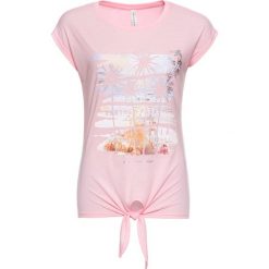 T-shirt z przewiązaniem bonprix jasnoróżowy pudrowy. T-shirty damskie marki DOMYOS. Za 37.99 zł.