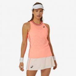 Koszulka tenisowa bez rękawów ASICS Actibreeze Tank. Koszulki sportowe damskie Asics, l, bez wzorów, z dzianiny, bez kołnierzyka, bez ramiączek, tenisowe. Za 289.99 zł.