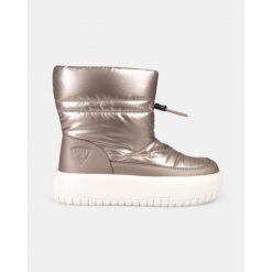 Damskie wysokie śniegowce Kilpi APOLO HIGH WP-W. Brązowe śniegowce i trapery damskie Kilpi, z nylonu. Za 215.49 zł.