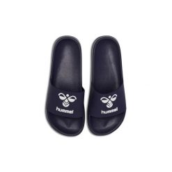 Buty do stepowania Hummel Essential. Niebieskie klapki damskie Hummel, bez wzorów, bez obcasa. Za 186.00 zł.