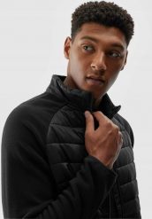 POLAR MĘSKI NA ZAMEK CIEPŁA BLUZA ZE STÓJKĄ 4F M249 r S. Bluzy męskie 4f, m, bez wzorów, z polaru, bez kaptura. Za 163.25 zł.