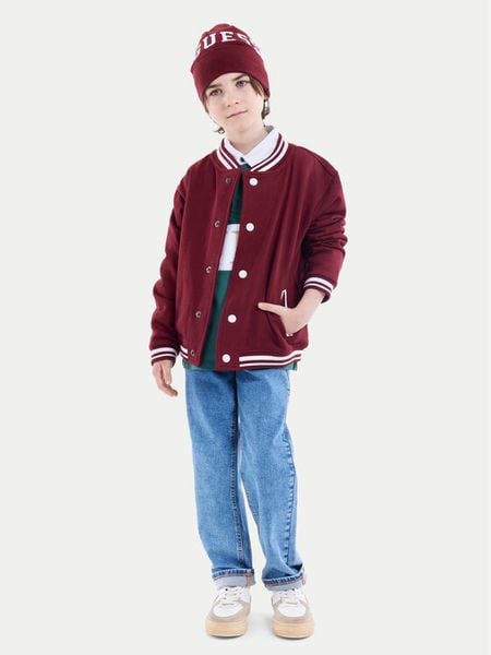 Guess Jeansy J5YA03 D5QY0 Niebieski Regular Fit. Niebieskie jeansy dla dziewczynek Guess, z bawełny. Za 129.99 zł.