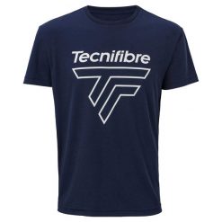 Koszulka Tecnifibre Team. Niebieskie koszulki sportowe męskie TECNIFIBRE, m, bez wzorów, bez kołnierzyka, bez ramiączek, tenisowe. Za 89.99 zł.