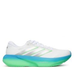 Buty do biegania adidas. Białe buty sportowe męskie Adidas, bez zapięcia, do biegania. Za 531.99 zł.