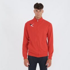 Unisex Bluza Z Zipperem Komfort Barret. Czerwone bluzy męskie ELPLAYER, m, bez wzorów, bez kaptura. W wyprzedaży za 64.00 zł.