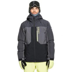 Kurtka do sportów zimowych dla Mężczyzn DAWSON. Czarne kurtki męskie Quiksilver, m, bez wzorów, z materiału, sportowe, bez kaptura. Za 1,099.00 zł.