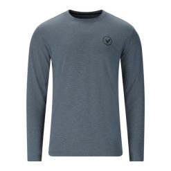 Koszulka termoaktywna z długim rękawem Virtus Jokers. Niebieskie koszulki sportowe męskie VIRTUS, m, bez wzorów, bez kołnierzyka, bez ramiączek, na fitness i siłownię. Za 163.00 zł.