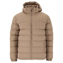 Kurtka z kapturem Whistler Carseno. Brązowe kurtki męskie Whistler, na zimę, m, bez wzorów, z puchu, eleganckie, z kapturem. Za 319.99 zł.