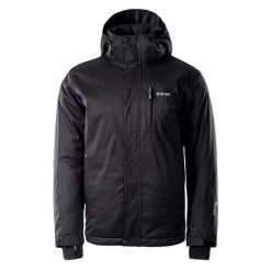 Kurtka narciarska męska Hi-Tec Ango - czarna, Rozmiar XXL. Czarne buty sportowe męskie Hi-tec, na zimę, m, bez wzorów, z materiału, sportowe, bez kaptura. Za 469.99 zł.