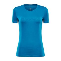 Koszulka turystyczna damska blackyak SENEPOL z krótkim rękawem. Niebieskie koszulki sportowe damskie BLACK YAK, m, bez wzorów, bez kołnierzyka, bez ramiączek, trekkingowe. Za 73.99 zł.